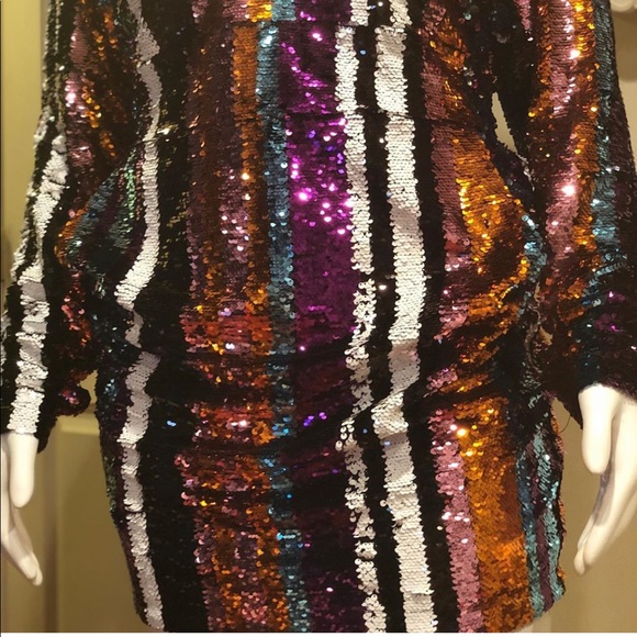 Plus Size Sequin Dress w/ Front pockets - Picture 6 of 8